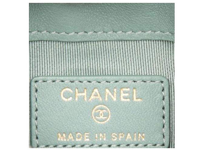 Bolsa de Ombro Mini Chain Matelassé Chanel Laranja - vista 5