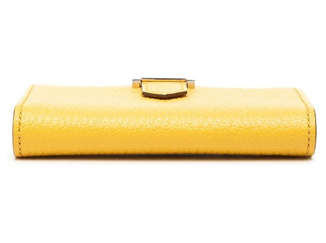 Hermès Porta-cartões Hermes Bearn em Sun Yellow Amarelo - vista 3