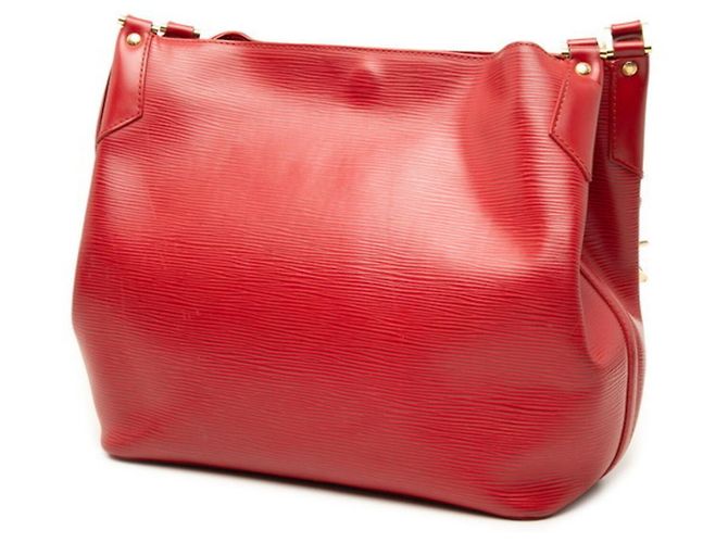 Bolsa de Ombro Louis Vuitton Epi Mandala MM Vermelho - vista 2