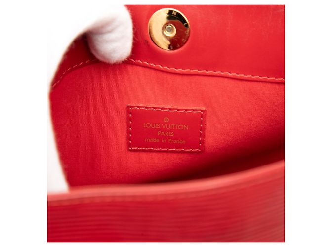 Bolsa de Ombro Louis Vuitton Epi Mandala MM Vermelho - vista 5
