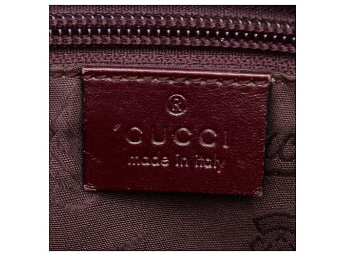 Borsa a Tracolla Gucci GG Imprime Rosso Bordò - vista 12