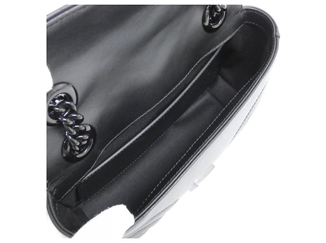 Borsa a tracolla Gucci GG Marmont Nero - vista 6
