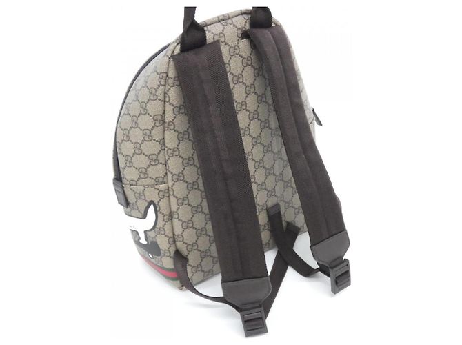 Zaino Gucci per bambini Beige Marrone scuro - vista 5