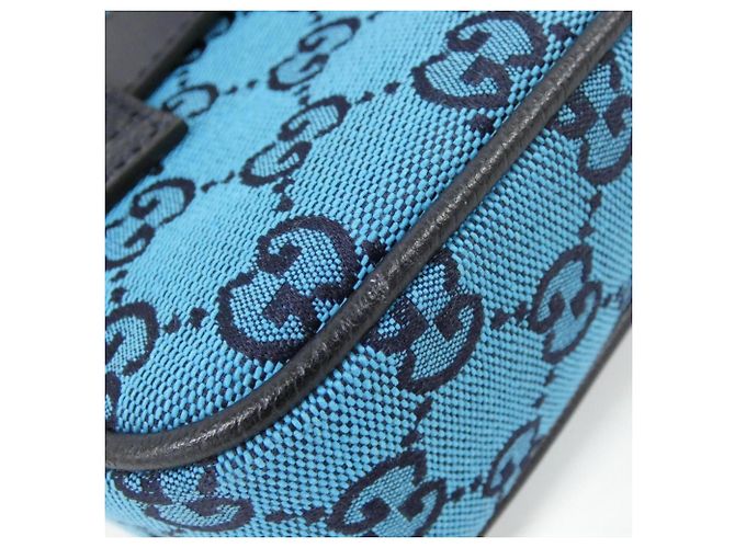 Gucci 658657 2UZAN Gürteltasche blau - Ansicht 3
