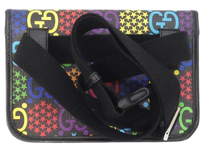Borsello da vita Gucci 598113 HPUDN Nero Multicolore - vista 2