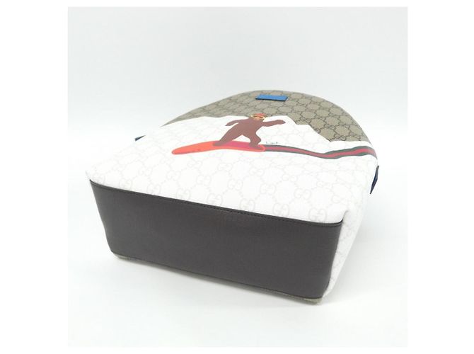 Zaino Gucci per bambini 851222 FAFB6 Multicolore Beige - vista 3