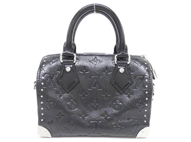 Louis Vuitton Monogram Saga Speedy Trunk Handtasche Schwarz - Ansicht 2
