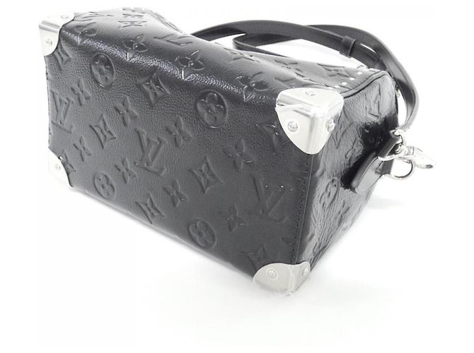 Louis Vuitton Monogram Saga Speedy Trunk Handtasche Schwarz - Ansicht 3