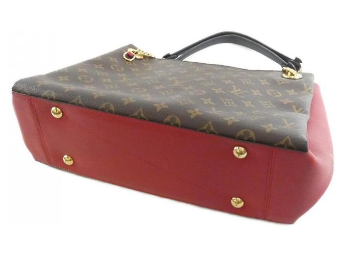 Bolsa de Ombro Louis Vuitton Monogram Surenne MM Marrom Fuschia - vista 2
