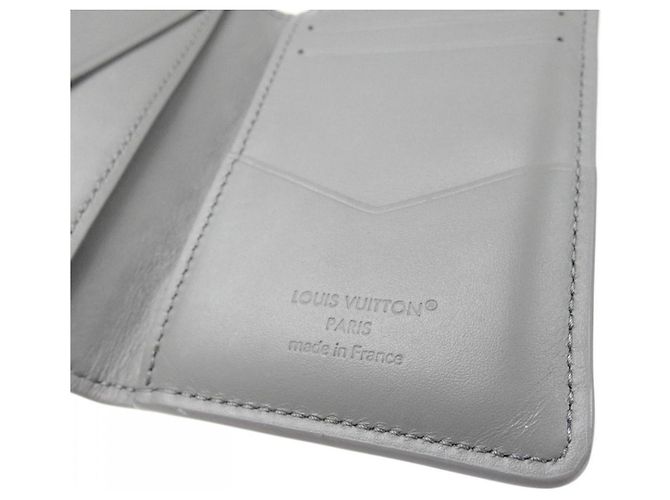 Organizer Portacarte Louis Vuitton Monogram Shadow Grigio - vista 7