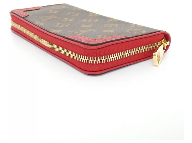 Louis Vuitton Monogram Zippy Wallet Retiro Brown Fuschia - view 2