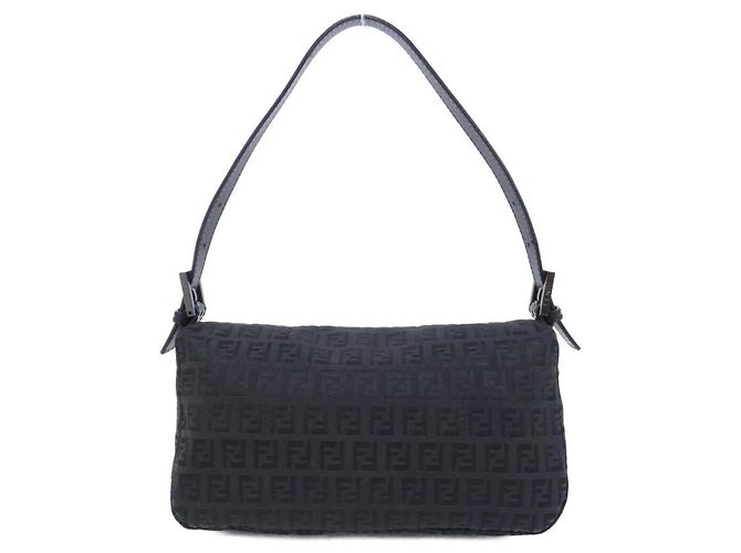 Fendi Baguette 8BR003 Schultertasche Schwarz - Ansicht 2