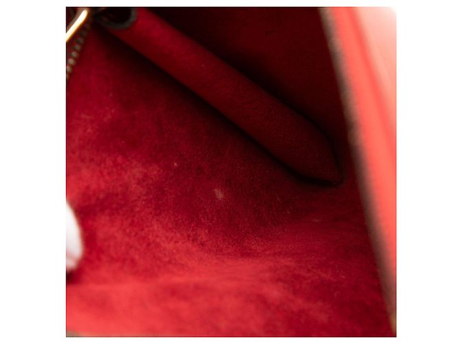 Louis Vuitton Epi Pochette Accessoires in pelle Castilian Red Rosso - vista 5
