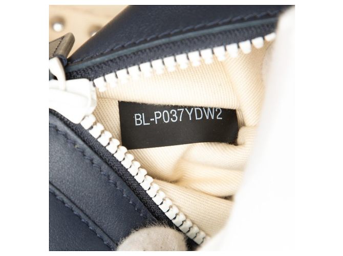 Borsa a mano/Borsa a tracolla Valentino Rockstud Bianco Blu navy - vista 6