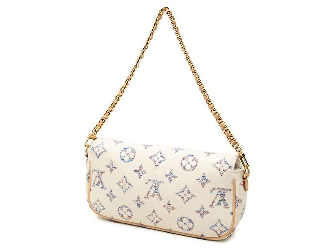 Louis Vuitton Monogram Jacquard Wallet on Chain Ivy Weiß Mehrfarben - Ansicht 2
