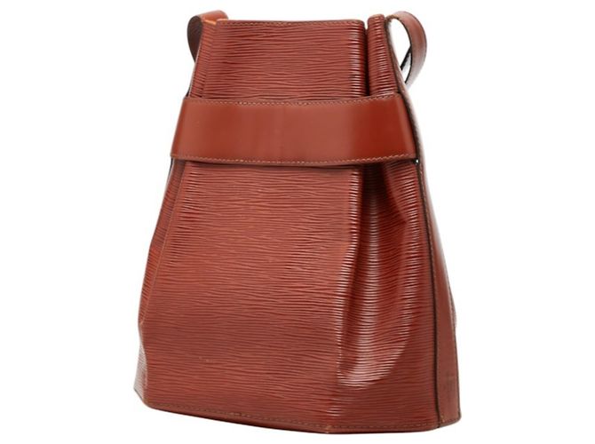 Louis Vuitton Epi Depaule GM Schultertasche Braun - Ansicht 2
