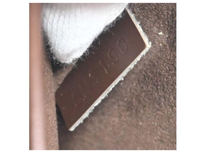 Louis Vuitton Pochette Saint Louis Damier Marrone - vista 5