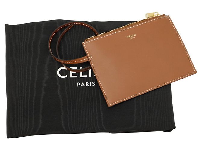 Céline Borsa a mano Celine Teen Supple Classic Panier in rafia - vista 13