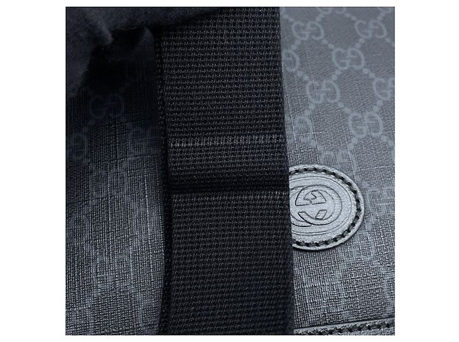 Borsa a tracolla Gucci in pelle GG Supreme nera Nero - vista 12