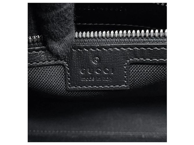 Borsa a tracolla Gucci in pelle GG Supreme nera Nero - vista 13