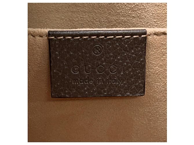 Borsa Tote Piccola Gucci GG Ophidia Marrone - vista 11
