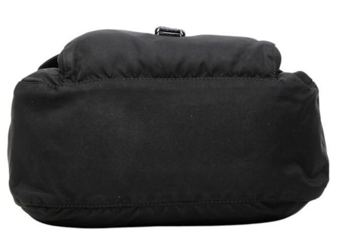 Bolsa Tiracolo Prada com Placa de Logotipo Triangular Preto - vista 3