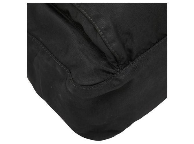 Bolsa Tiracolo Prada com Placa de Logotipo Triangular Preto - vista 5