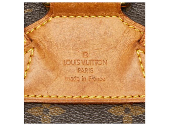 Mochila Louis Vuitton Monogram Montsouris MM Castaño - vista 11