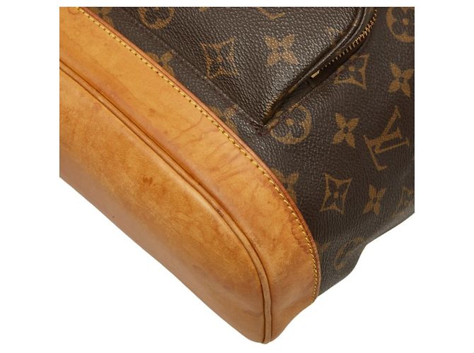 Mochila Louis Vuitton Monogram Montsouris MM Castaño - vista 4