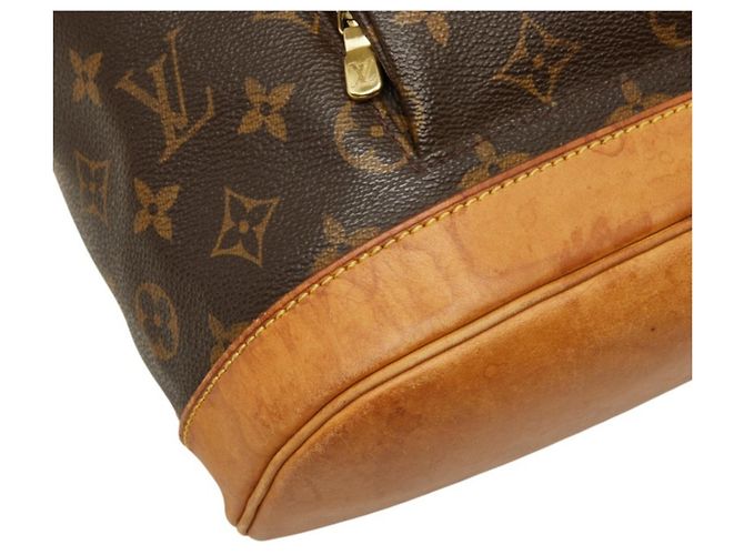 Mochila Louis Vuitton Monogram Montsouris MM Castaño - vista 5