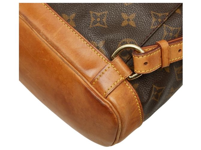 Mochila Louis Vuitton Monogram Montsouris MM Castaño - vista 6