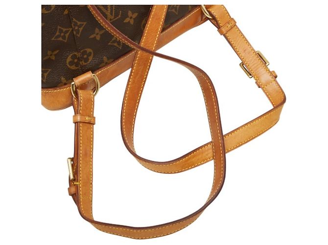 Mochila Louis Vuitton Monogram Montsouris MM Castaño - vista 8