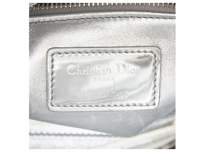 Borsa Christian Dior Dior Lady Mini Argento - vista 9