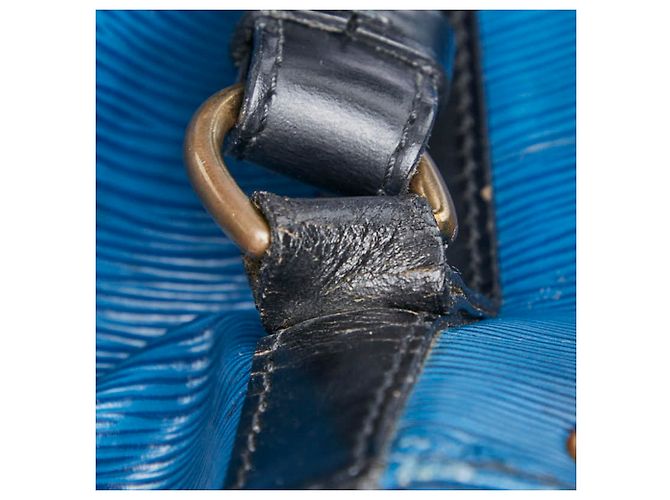 Noe Louis Vuitton Epi Petit Noé Schultertasche Schwarz Blau - Ansicht 11