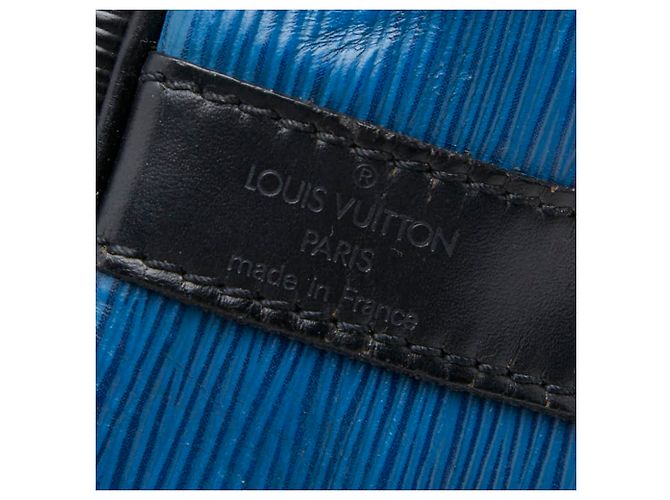 Noe Louis Vuitton Epi Petit Noé Schultertasche Schwarz Blau - Ansicht 13