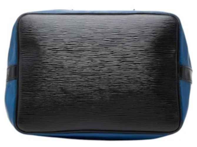 Noe Louis Vuitton Epi Petit Noé Schultertasche Schwarz Blau - Ansicht 3