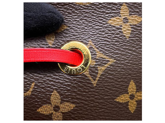 Néonoé Louis Vuitton Monogram NeoNoe MM Schultertasche Rot - Ansicht 10