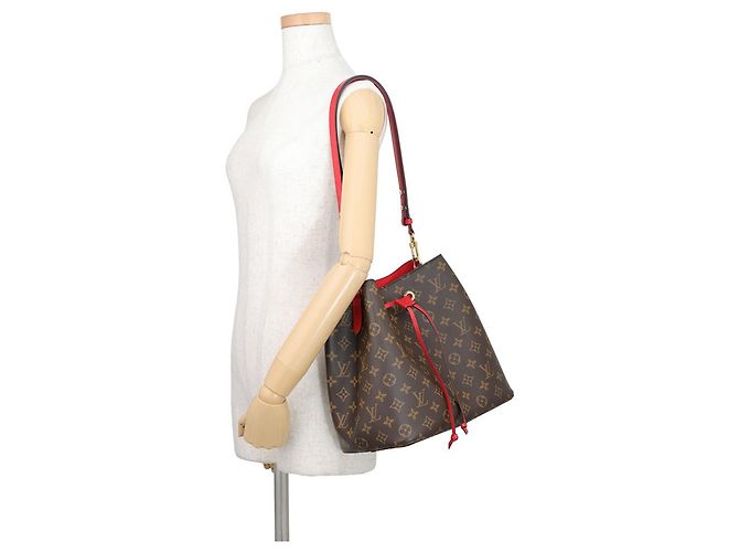 Néonoé Louis Vuitton Monogram NeoNoe MM Schultertasche Rot - Ansicht 4
