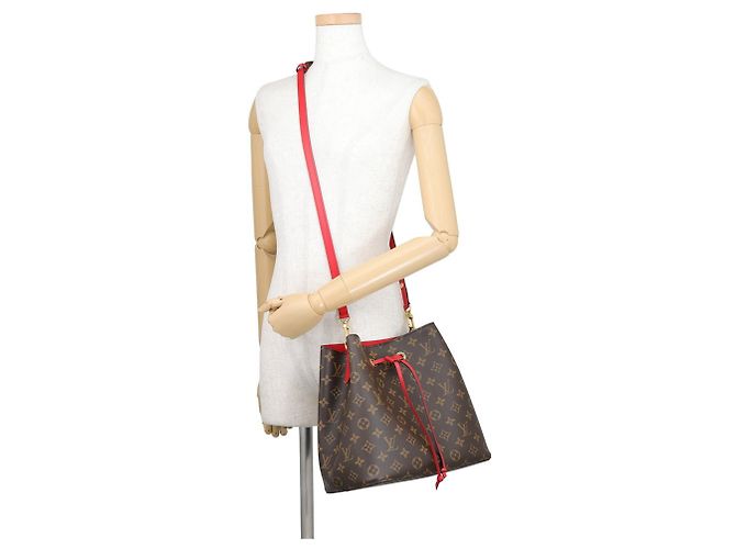 Néonoé Louis Vuitton Monogram NeoNoe MM Schultertasche Rot - Ansicht 5