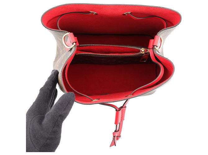 Néonoé Louis Vuitton Monogram NeoNoe MM Schultertasche Rot - Ansicht 6