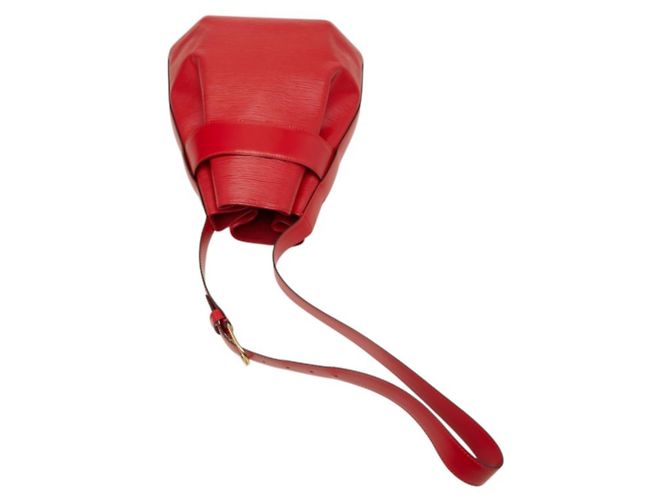 Louis Vuitton Epi Sac Depaule PM Shoulder Bag Rosso - vista 8