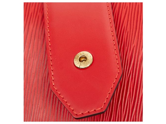 Louis Vuitton Epi Sac Depaule PM Shoulder Bag Rosso - vista 9