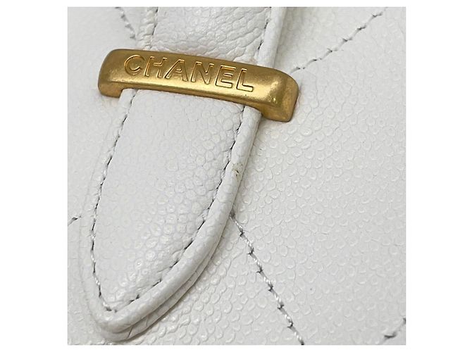 Chanel Matelassé White Tote Bag Weiß - Ansicht 11