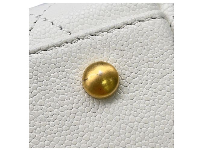 Chanel Matelassé White Tote Bag Weiß - Ansicht 15