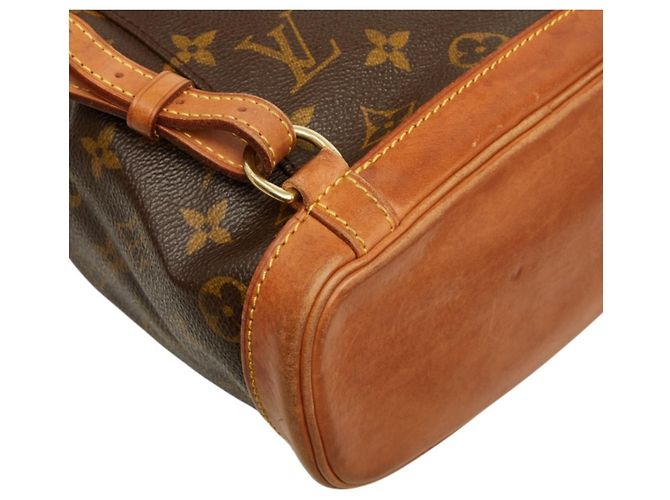 Mochila Louis Vuitton Monogram Mini Montsouris Castaño - vista 7