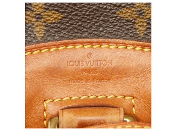Mochila Louis Vuitton Monogram Mini Montsouris Castaño - vista 9