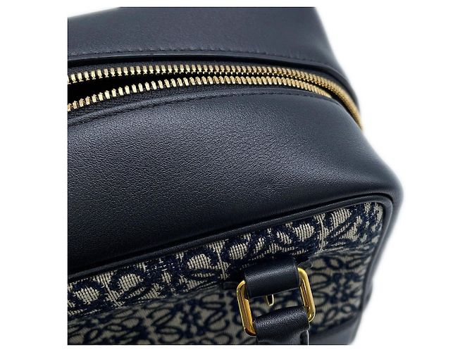 Bolso de mano Loewe Amazona 19 Square Castaño Negro - vista 11