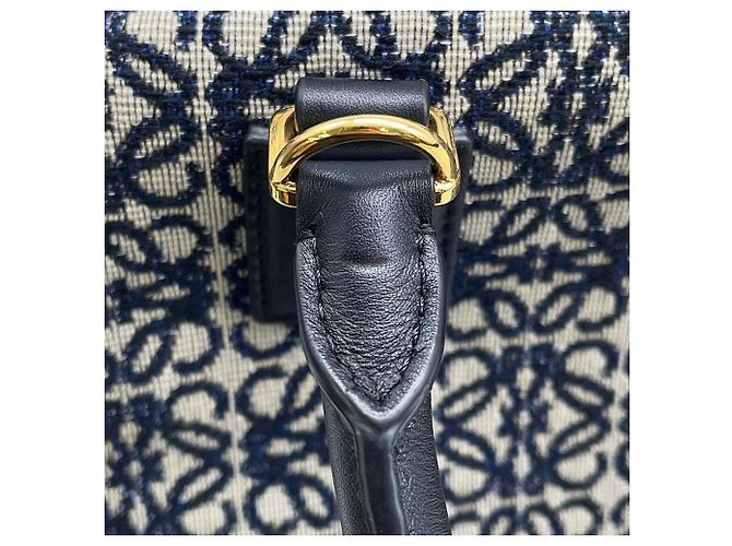 Bolso de mano Loewe Amazona 19 Square Castaño Negro - vista 12