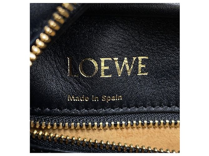 Bolso de mano Loewe Amazona 19 Square Castaño Negro - vista 17
