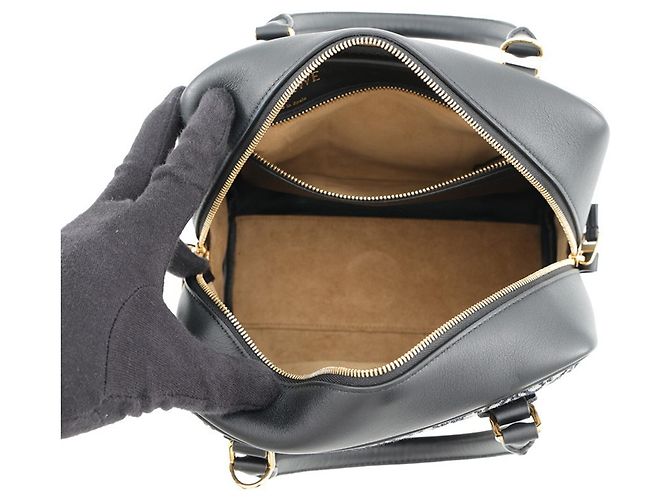 Bolso de mano Loewe Amazona 19 Square Castaño Negro - vista 6